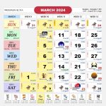 kalendar malaysia calendar mar 2024