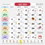 kalendar malaysia calendar jul 2025