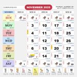 kalendar malaysia calendar nov 2025