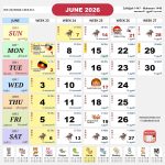 kalendar malaysia calendar jun 2026